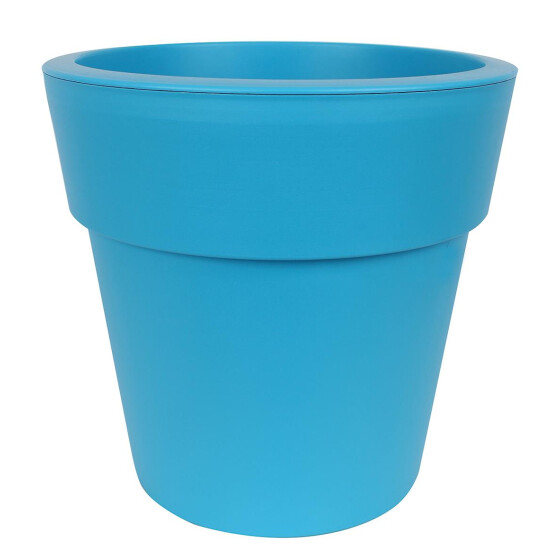 Centi Kunststoff Pflanzkübel LINEA d= 30 cm, H= 28,5 cm Petrolblau