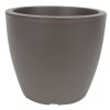 Centi Kunststoff Pflanzkübel LINEA d= 25 cm H= 21 cm taupe