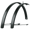 SKS EDGE AL - 28" 46mm Schutzblech-Set Aluminium schwarz matt