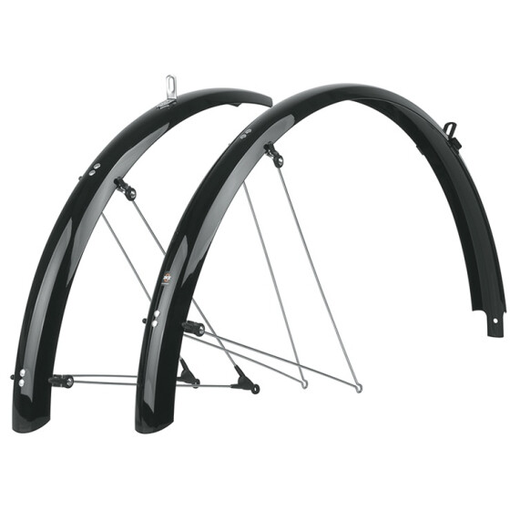 SKS BLUEMELS SHINY 28" 53 BLACK Schutzblech Set