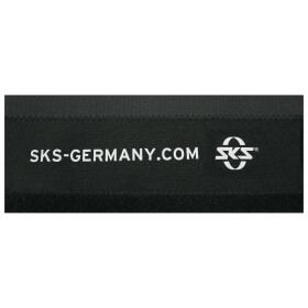 Fahrrad Kettenstrebenschutz Neopren 21x11cm schwarz Aufdruck weiß SKS Fahrradzubehör Schutz 10994