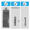 MonkeyBottle small 400ml mit Halterungen