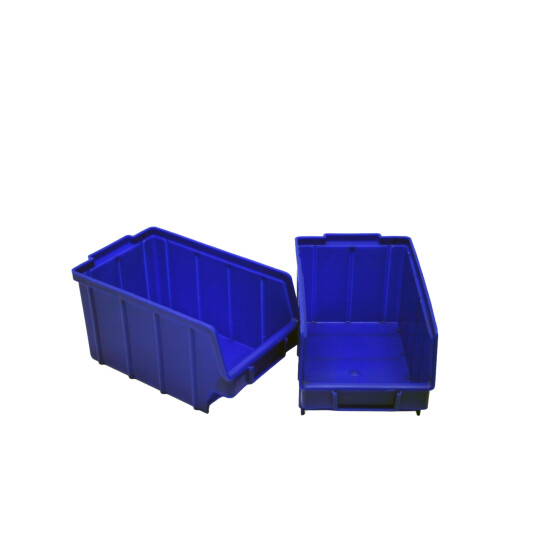 Stapelbox Gr.2 24x15x13cm Kunststoff blau 1 Stück Werkzeugbedarf Schulz 110710