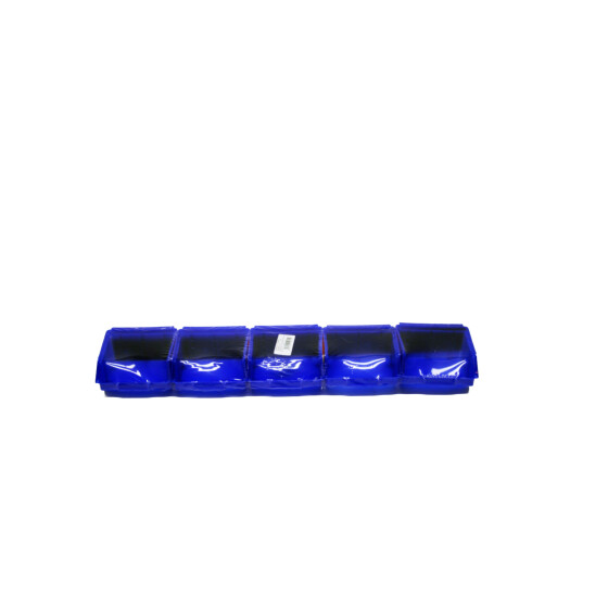 Stapelbox Gr. 0 mit Schiene 5er blau