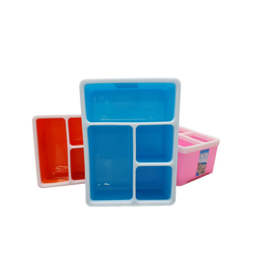 Sortierkasten Ablage Fächerkasten 18x13x9,6cm diverse Farben