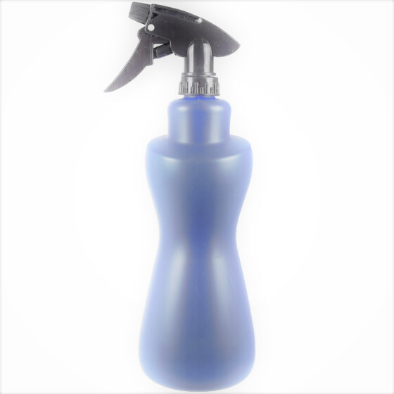 Kunststoff Pflanzen Sprühflasche 1 Liter hellblau schwarzer Pumpkopf 30 x 10 x 12 cm