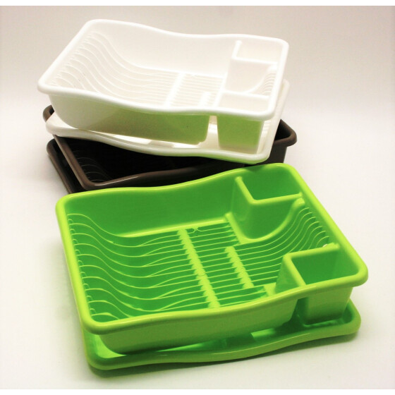 Schulz 162010 Geschirrabtropfer mit Tablett 38,1 x 29,2 x 10,1 cm