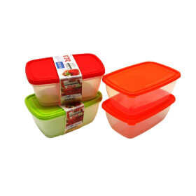 Gefrierdosen 2er Set 2,3 Liter - diverse Farben