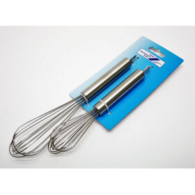 Schneebesen 2er Set Edelstahl Haushalt Gastrobedarf...