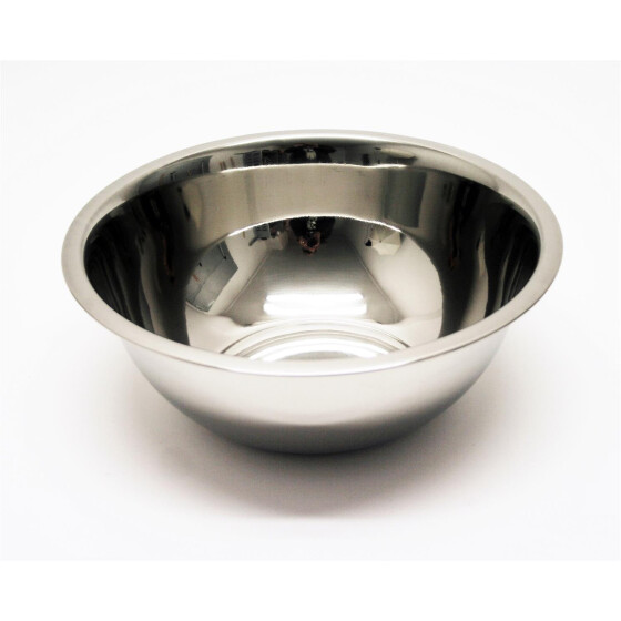 Schüssel Küche Rührschüssel Edelstahl 28x9,5 cm hohe Form silberfarben