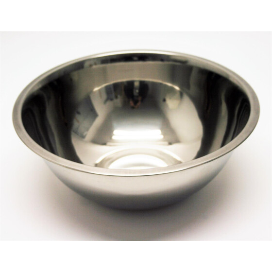 Schüssel Edelstahl Deko Rührschüssel D= 32 cm ca. 11 cm Höhe Schulz 210090