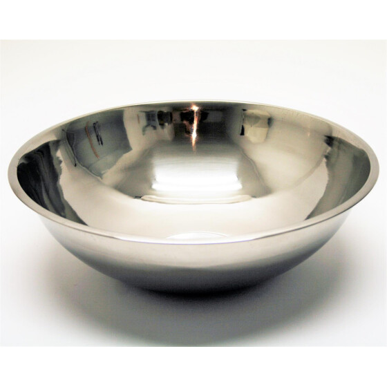 Edelstahl Deko Schüssel 40cm 8 Liter Obstschale Dekoschale Haushalt-/ Gastrobedarf