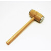 Holz Fleischhammer mit Metall Klopfflächen 29,5x11 cm