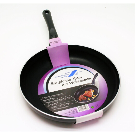Schulz Bratpfanne 28cm mit Wabenboden - Aluminium antihaftbeschichtet