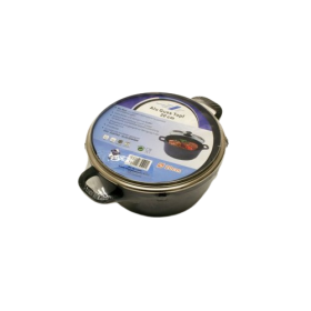 Schulz 355200 Aluguß Fleischtopf mit Glasdeckel d=...