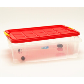 Unterbett Box mit Rollen 60x40x18 cm - ca. 26 Liter