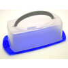 Schulz 440920 Kuchenglocke Platte blau Haube transparent Tragegriff