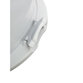 Schulz 440940 Tortenhaube Tortenplatte blau oder hellgrau Haube transparent Tragegriffe