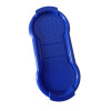 Streu- Schüttdose Salz Zucker transparent 0,3 Liter 11x5 x11cm mini blauer Deckel
