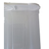 Streu- Schüttdose Sieb Müsli Aufbewahrung transparent Deckel weiß Sieb groß 25x10x25cm 4 Liter