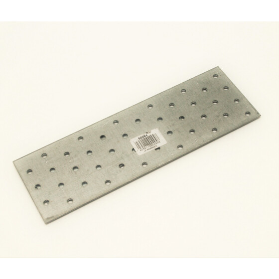 Lochplatte 80x240x2 mm - verzinkter Stahl