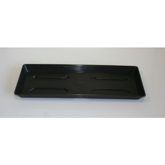 Foxrot Blumenkasten Untersetzer 80 cm -  anthrazit