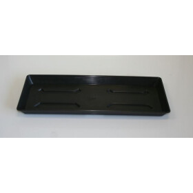 Foxrot Blumenkasten Untersetzer 80 cm -  anthrazit