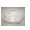 Obstschale 5 eckig 29cm Polystyrol Kunststoff