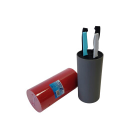 Messerblock 14 cm hoch - diverse Farben