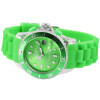 Madison U4399 New-York "Candy Time" Armbanduhr - Silikonband in grün