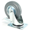 Lenkrolle plus Bremse 125 mm x 37,5  max.140 Kilo Traglast Wheeltech