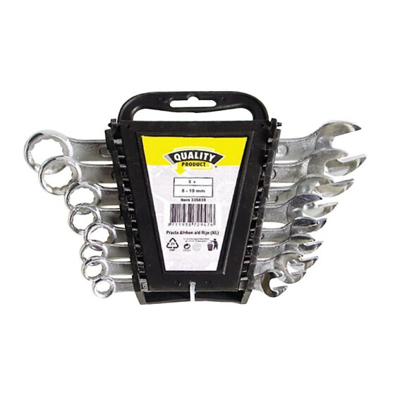 Veto 335030 Gabel-Ringschlüsselsatz 8-19 mm - 8 Größen
