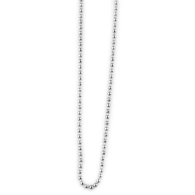 Akzent Edelstahl Halskette 60 cm Länge silberfarben