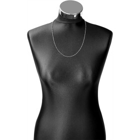 Akzent Edelstahl Halskette 60 cm Länge silberfarben