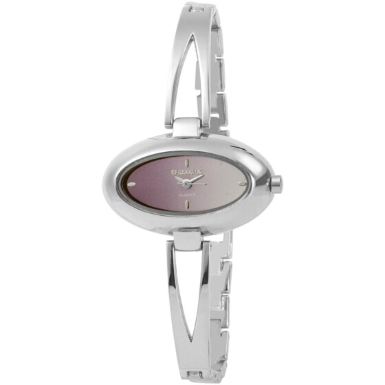 Analog Damenuhr Armbanduhr Edelstahl silberfarben