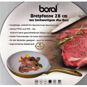 Bratpfanne 28cm Alu-Guss mit Antihaft Beschichtung auf...