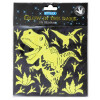 Stylex 44155 "Dinosaurier" Glow in the dark Sticker neongelb