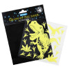Stylex 44155 "Dinosaurier" Glow in the dark Sticker neongelb