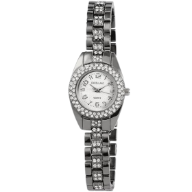 Excellanc Damenuhr Uhr Armband schwarz Analog Edelstahl...