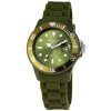 Madison U4167-18-4 New York Candy Time Armbanduhr mit Silikonband in grün