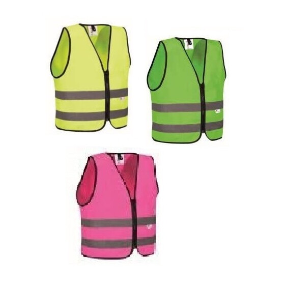 Prophete 0662 Reflektionsweste für Erwachsene - neonfarben gelb, grün oder pink - reflektierend