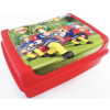 Keeeper Snackbox olek "fireman sam" - rot mit Bilddruck - 17 x 13 x 7 cm - Clickverschluss