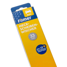 Filmer 16.286 Heckscheibenwischer 33cm mit 10 Adaptern Scheibenwischer