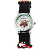Excellanc 4500028-002 Kinderuhr "roter Traktor" - schwarzes Siikonband
