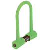 Fahrrad Silikon Bügelschloss GRÜN 4-Zahlen Innenmaß:100x195mm Bügelstärke 16mm