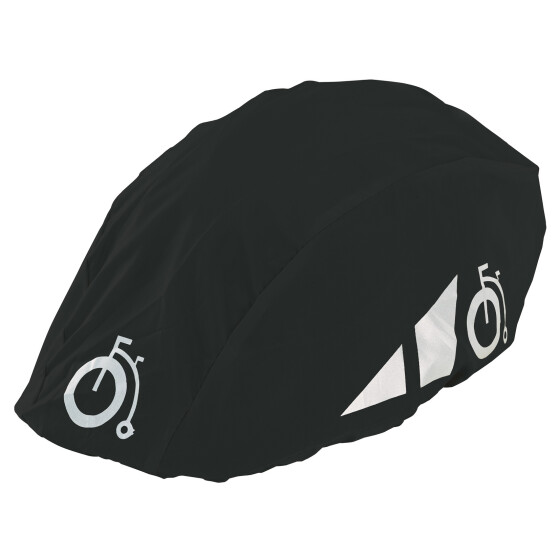 Prophete 5047 Fahrradhelm Wetterschutz - Reflektierend - SCHWARZ
