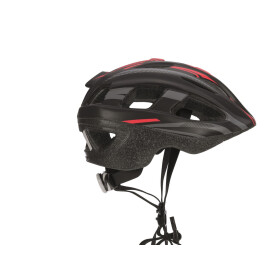 Kinder Helm Fahrradhelm 48-52cm - schwarz/rot Fahrradzubehör Helme Prophete 0923