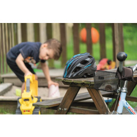 Prophete 0923 Kinder Fahrradhelm 48-52 cm - schwarz/blau
