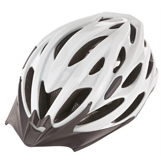 Double Inmold Jugend Fahrrad Schutzhelm - M/L (52-58cm) - weiß Fahrradzubehör Prophete 0770