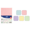 Tonzeichenpapier DIN A5 40 Blatt 200 g/m²  lose 5 Pastell Farben Schneiden Basteln